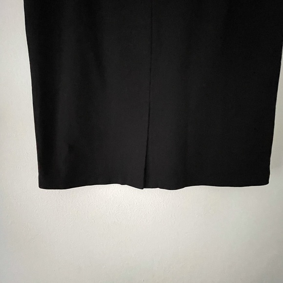 EILEEN FISHER BLACK FIITED SKIRT - Picture 4 of 5